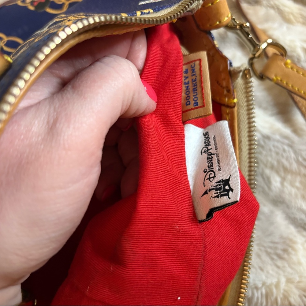 Disney Dooney & Bourke Cruise Line Exclusive- Navy Nautical Dome Satchel - Picture 10 of 14